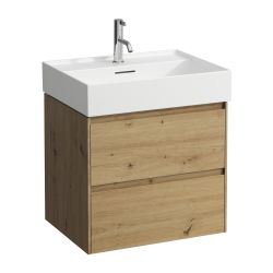 Laufen Waschtischunterbau LANI 442x584x515mm, Wildeiche, mit 2 Schubladen, Griff... LAUFEN-H4035321122671 7612738008055 (Abb. 1)
