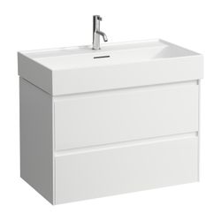 Laufen Waschtischunterbau LANI 442x784x515mm, glänzend Weiß, mit 2 Schubladen, G... LAUFEN-H4035521122611 7612738008857 (Abb. 1)