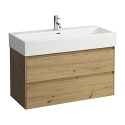 Laufen Waschtischunterbau LANI 442x984x515mm, Wildeiche, mit 2 Schubladen, Griff... LAUFEN-H4035621122671 7612738041366 (Abb. 1)