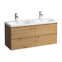 Laufen Waschtischunterbau LANI 442x1182x515mm, Wildeiche, mit 4 Schubladen, Grif... LAUFEN-H4035741122671 7612738041427 (Abb. 1)