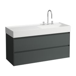 Laufen Waschtischunterbau LANI 448x1182x515mm, Verkehrsgrau, 2 Schublad., Griffl... LAUFEN-H4039821122661 7612738050559 (Abb. 1)