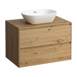 Laufen Waschtisch Unterbau u. Platte Schubladenel. LANI 493x785x527mm, Wildeiche... LAUFEN-H4043111122671 7612738046583 (Abb. 1)