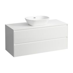 Laufen Waschtisch Unterbau u. Platte Schubladenel. LANI 493x1182x527mm, Mattweiß... LAUFEN-H4043311122601 7612738046712 (Abb. 1)