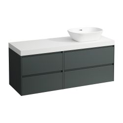 Laufen WT Unterbau u. Platte, Modular System, LANI 495x1370x580mm, V.-grau, Matt... LAUFEN-H4045831122661 7612738054229 (Abb. 1)