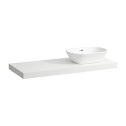 Laufen Waschtisch-Platte LANI 495x1185x65mm, Mattweiß, mit Ausschnitt rechts, in... LAUFEN-H4046731122601 7612738048570 (Abb. 1)