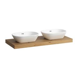 Laufen Waschtisch-Platte LANI 495x1185x65mm, Wildeiche, mit Ausschnitt links/rec... LAUFEN-H4046741122671 7612738048624 (Abb. 1)