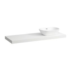 Laufen Waschtisch-Platte LANI 495x1370x65mm, Mattweiß, mit Ausschnitt rechts, in... LAUFEN-H4046831122601 7612738048730 (Abb. 1)