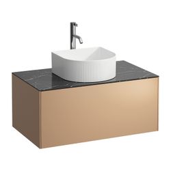 Laufen Schubladenelement Sonar 780x340x450mm, Kupfer/Nero Marquina, Aussch. mitt... LAUFEN-H4054150341411 7612738945787 (Abb. 1)