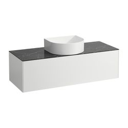 Laufen Schubladenelement Sonar 1180x340x450mm, Mattweiß/Nero Marquina, Aussch. m... LAUFEN-H4054210341431 7612738970536 (Abb. 1)