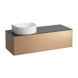 Laufen Schubladenelement Sonar 1180x340x450mm, Kupfer/Nero Marquina, Aussch. lin... LAUFEN-H4054220341411 7612738945800 (Abb. 1)