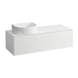 Laufen Schubladenelement Sonar 1180x340x450mm, Mattweiß, Aussch. links, 1 Schubl... LAUFEN-H4054220341701 7612738970543 (Abb. 1)