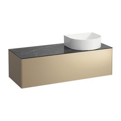 Laufen Schubladenelement Sonar 1180x340x450mm, Gold/Nero Marquina, Aussch. recht... LAUFEN-H4054230341401 7612738946814 (Abb. 1)