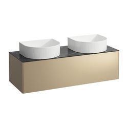 Laufen Schubladenelement Sonar 1180x340x450mm, Gold/Nero Marquina, Aussch. links... LAUFEN-H4054240341401 7612738946821 (Abb. 1)