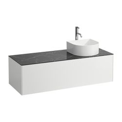 Laufen Schubladenelement Sonar 1180x340x450mm, Mattweiß/Nero Marquina, Aussch. r... LAUFEN-H4054270341431 7612738970628 (Abb. 1)