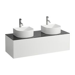 Laufen Schubladenelement Sonar 1180x340x450mm, Mattw./Nero Marq., Aussch. beidse... LAUFEN-H4054280341431 7612738970635 (Abb. 1)