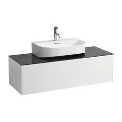 Laufen Schubladenelement Sonar 1180x340x450mm, Mattweiß/Nero Marquina, 1 Schubl.... LAUFEN-H4054510341431 7612738970697 (Abb. 1)