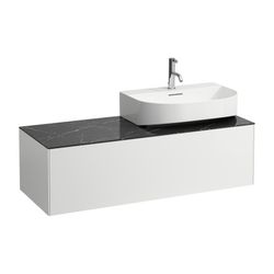 Laufen Schubladenelement Sonar 1180x340x450mm, Mattweiß/Nero Marquina, 1 Schubl.... LAUFEN-H4054530341431 7612738970734 (Abb. 1)