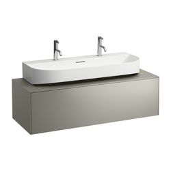 Laufen Schubladenelement Sonar 1180x340x450mm, Titan, 1 Schubl., Aussch. mittig,... LAUFEN-H4054610340421 7612738946678 (Abb. 1)