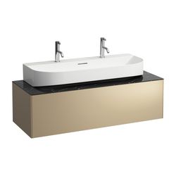 Laufen Schubladenelement Sonar 1180x340x450mm, Gold/Nero Marquina, 1 Schubl., Au... LAUFEN-H4054610341401 7612738946937 (Abb. 1)