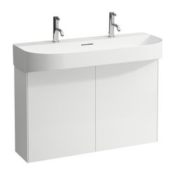 Laufen Waschtischunterbau Sonar 240x974x600mm, Mattweiß, 2 Türen mit Push/Pull F... LAUFEN-H4054840341701 7612738970833 (Abb. 1)