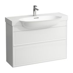 Laufen Waschtischunterbau The New Classic 316x976x677mm, Weiß lackiert, 2 Schubl... LAUFEN-H4060920856311 7612738990060 (Abb. 1)