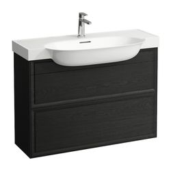 Laufen Waschtischunterbau The New Classic 316x976x677mm, geschw. Eiche, 2 Schubl... LAUFEN-H4060920856281 7612738990084 (Abb. 1)