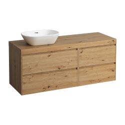 Laufen WT Unterbau u. Platte, Modular System, LANI 495x1370x580mm, Wildeiche, Au... LAUFEN-H4065821122671 7612738054694 (Abb. 1)