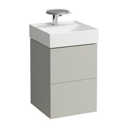 Laufen Waschtischunterbau Kartell 450x440x600mm, Kieselgrau, 2 Schubladen, mit P... LAUFEN-H4075080336411 7612738931582 (Abb. 1)