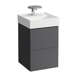 Laufen Waschtischunterbau Kartell 450x440x600mm, Schiefergrau, 2 Schubladen, mit... LAUFEN-H4075080336421 7612738931599 (Abb. 1)