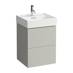 Laufen Waschtischunterbau Kartell 450x480x600mm, Kieselgrau, 2 Schubladen, mit P... LAUFEN-H4075090336411 7612738930028 (Abb. 1)