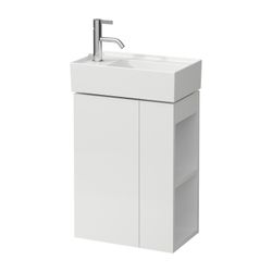 Laufen Waschtischunterbau Kartell 270x440x600mm, Mattweiß, 1 Tür links Regal rec... LAUFEN-H4075170336401 7612738931513 (Abb. 1)