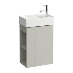 Laufen Waschtischunterbau Kartell 270x440x600mm, Kieselgrau, 1 Tür rechts Regal ... LAUFEN-H4075180336411 7612738931551 (Abb. 1)