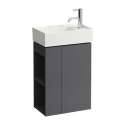 Laufen Waschtischunterbau Kartell 270x440x600mm, Schiefergrau, 1 Tür rechts Rega... LAUFEN-H4075180336421 7612738931568 (Abb. 1)