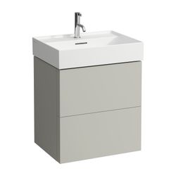Laufen Waschtischunterbau Kartell 450x580x600mm, Kieselgrau, 2 Schubladen, mit P... LAUFEN-H4075690336411 7612738930059 (Abb. 1)