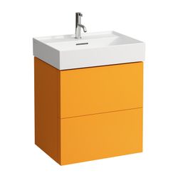 Laufen Waschtischunterbau Kartell 450x580x600mm, Ockerbraun, 2 Schubladen, mit P... LAUFEN-H4075690336431 7612738971410 (Abb. 1)