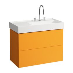 Laufen Waschtischunterbau Kartell 600x880x450mm, Ockerbraun, 2 Schubladen, mit P... LAUFEN-H4076080336431 7612738971441 (Abb. 1)