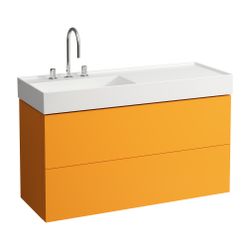 Laufen Waschtischunterbau Kartell 600x1180x450mm, Ockerbraun, 2 Schubladen, mit ... LAUFEN-H4076480336431 7612738971502 (Abb. 1)
