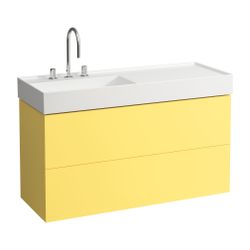 Laufen Waschtischunterbau Kartell 600x1180x450mm, Senfgelb, 2 Schubladen, mit Pu... LAUFEN-H4076480336441 7612738971519 (Abb. 1)