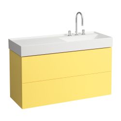 Laufen Waschtischunterbau Kartell 600x1180x450mm, Senfgelb, 2 Schubladen, mit Pu... LAUFEN-H4076490336441 7612738971809 (Abb. 1)