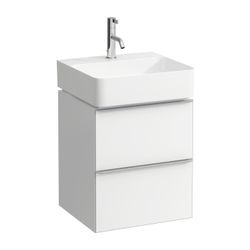 Laufen Waschtischunterbau SPACE 408x434x500mm, Ulme dunkel, 2 Schubladen mit Gri... LAUFEN-H4101021601031 7612738345204 (Abb. 1)