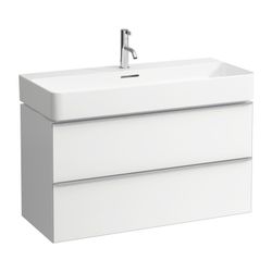 Laufen Waschtischunterbau SPACE 408x933x500mm, Ulme dunkel, 2 Schubladen mit Gri... LAUFEN-H4102021601031 7612738345006 (Abb. 1)