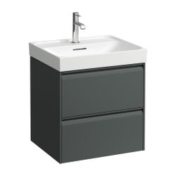 Laufen Waschtischunterbau MEDA 448x534x515mm, Verkehrsgrau, 2 Schubladen, 1 Ordn... LAUFEN-H4215620112661 7612738095208 (Abb. 1)