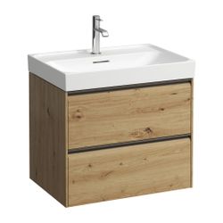 Laufen Waschtischunterbau MEDA 448x636x515mm, Wildeiche, 2 Schubladen, 1 Ordnung... LAUFEN-H4215820112671 7612738095352 (Abb. 1)
