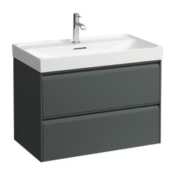 Laufen Waschtischunterbau MEDA 448x784x515mm, v.-grau, 2 Schubl., 1 Ordnungssys.... LAUFEN-H4216120112661 7612738095567 (Abb. 1)