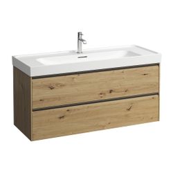 Laufen Waschtischunterbau Meda 448x1182x515mm, 2 Schubladen mit 1 Ordnungsbox, G... LAUFEN-H4216320112671 7612738095727 (Abb. 1)