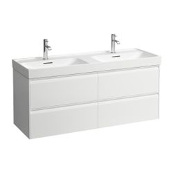 Laufen Waschtischunterbau MEDA 448x1284x515mm, Specialcolor, mit 4 Schubl., 2 Or... LAUFEN-H4216440119901 7612738095826 (Abb. 1)