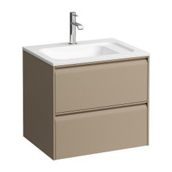 Laufen Waschtischunterbau MEDA 442x572x504mm, Cappuccino, 2 Schubl., 1 Ordnungss... LAUFEN-H4216720114651 7612738096168 (Abb. 1)