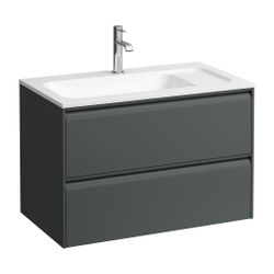 Laufen Waschtischunterbau Meda 442x772x504mm, 2 Schubladen mit 1 Ordnungsbox, Gr... LAUFEN-H4216820112661 7612738096205 (Abb. 1)