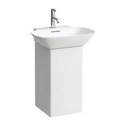 Laufen Waschtischunterbau INO 340x318x605mm, Mattweiß, 1 Tür Scharnier links... LAUFEN-H4253510301701 7612738343743 (Abb. 1)