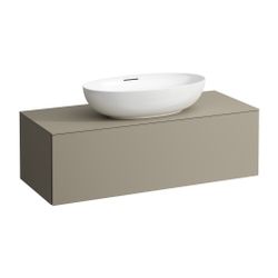Laufen Schubladenelement, Ilbagnoalessi, 1200mm, Pearlbeige, 1 Schub., Ausschn. ... LAUFEN-H4303110972701 7612738071622 (Abb. 1)